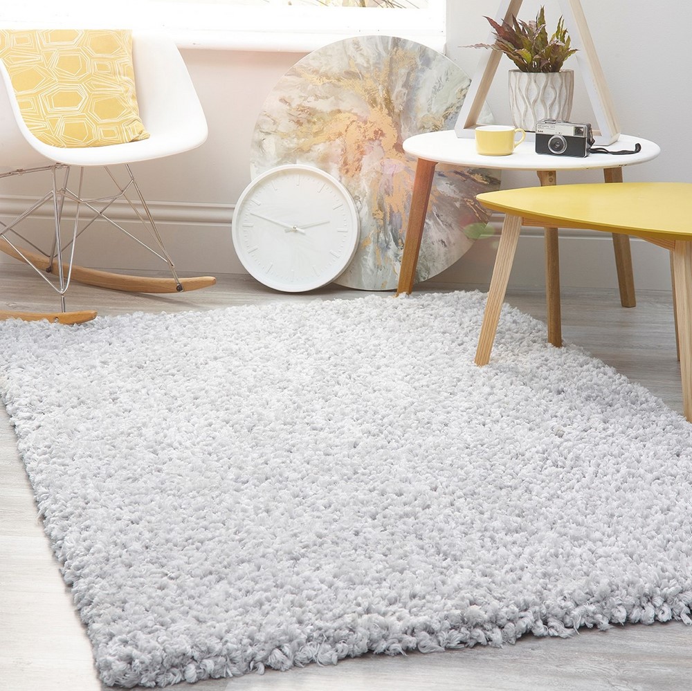 Origins Portland Shaggy Rugs in Grey